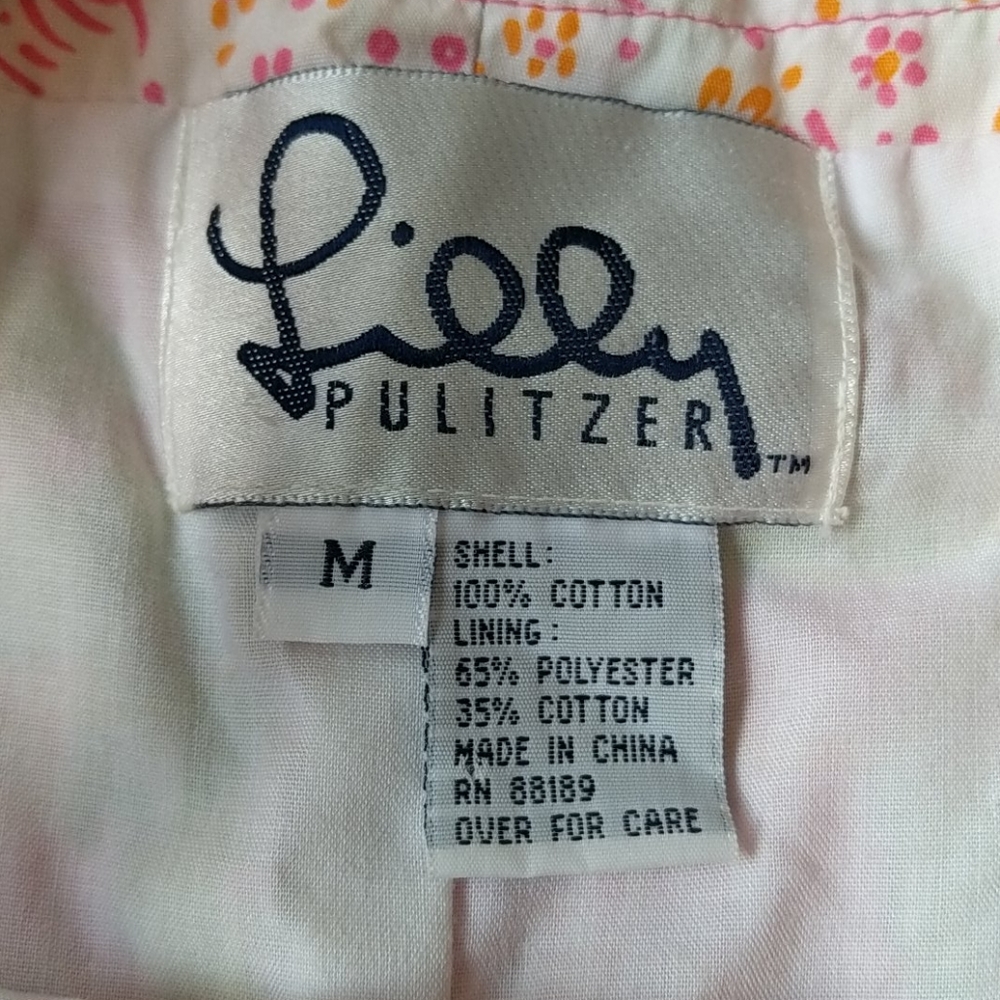 Lilly Pulitzer tropical dress size medium - Picture 5 of 8
